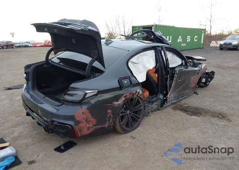 2019 BMW M5 Competition из США, поврежденный, VIN WBSJF0C52KB447858